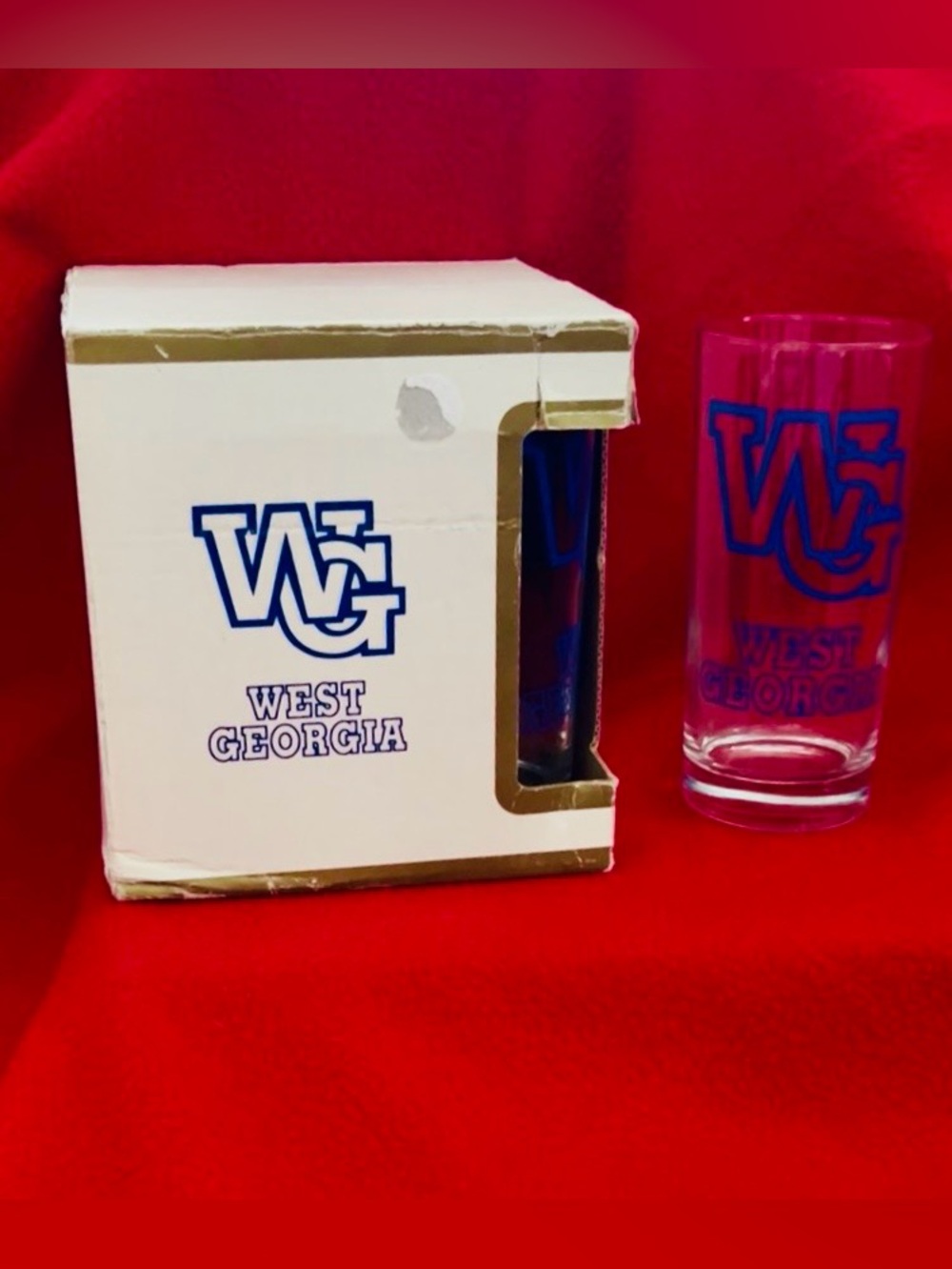 Vintage West Georgia glass set
